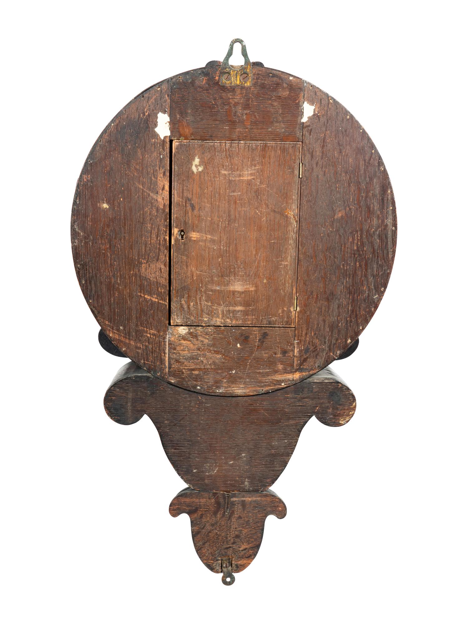 An English Mahogany Fusée Wall Clock