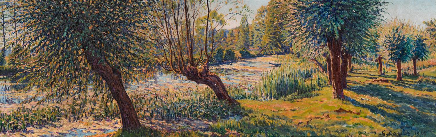 Les Bords de l'Yerres, Saules du Moulin de Périgny