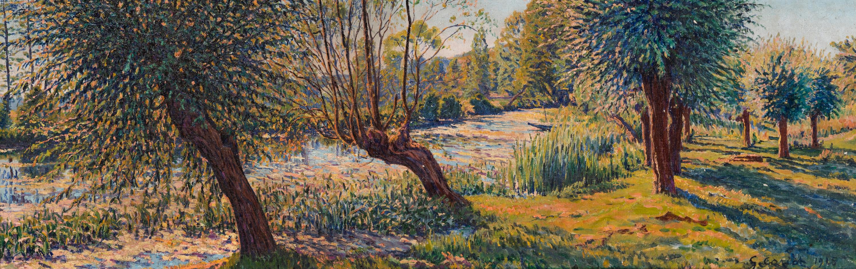 Les Bords de l'Yerres, Saules du Moulin de Périgny