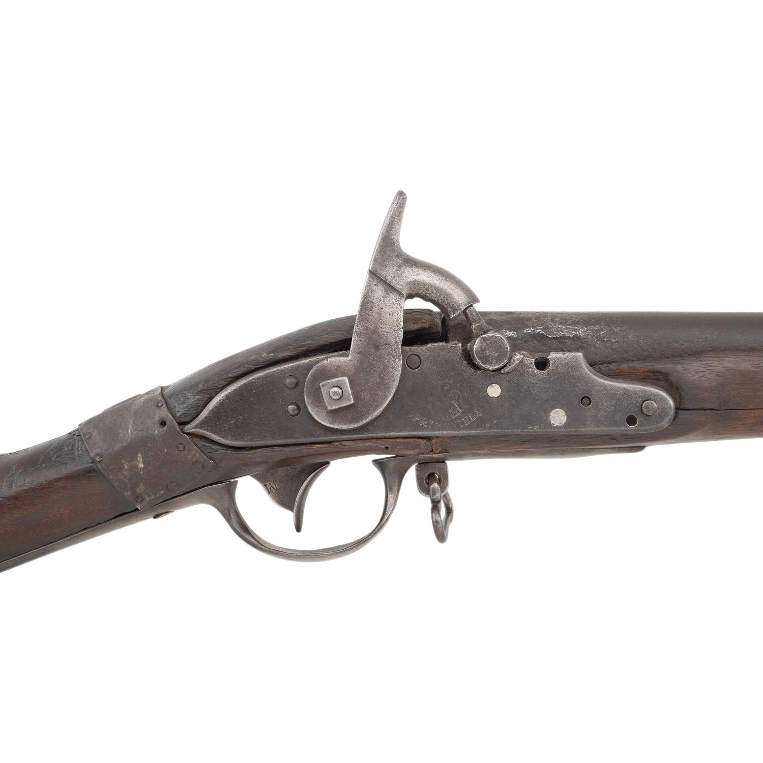 Near Relic Percussion Converted Springfield Model 1795 Musket with Repaired Wrist