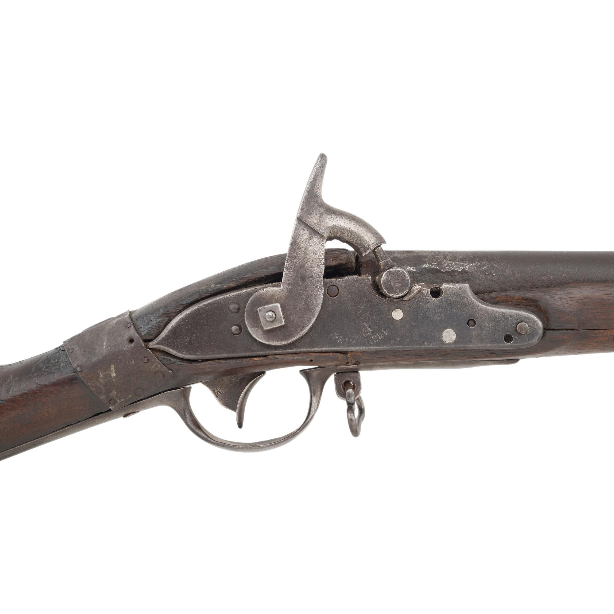 Near Relic Percussion Converted Springfield Model 1795 Musket with Repaired Wrist