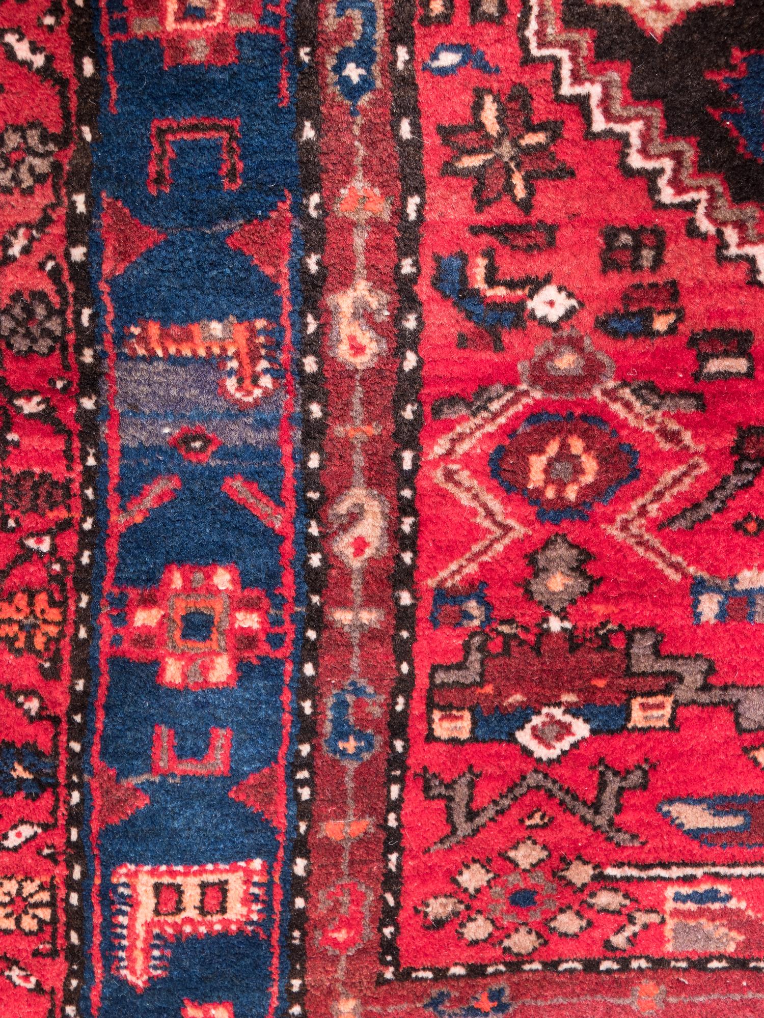 A Hamadan Wool Rug