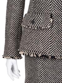 Chanel Wool Herringbone Skirt Suit, Fall 2006