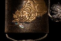 A Japanese Gold Lacquer Three-Case Inro