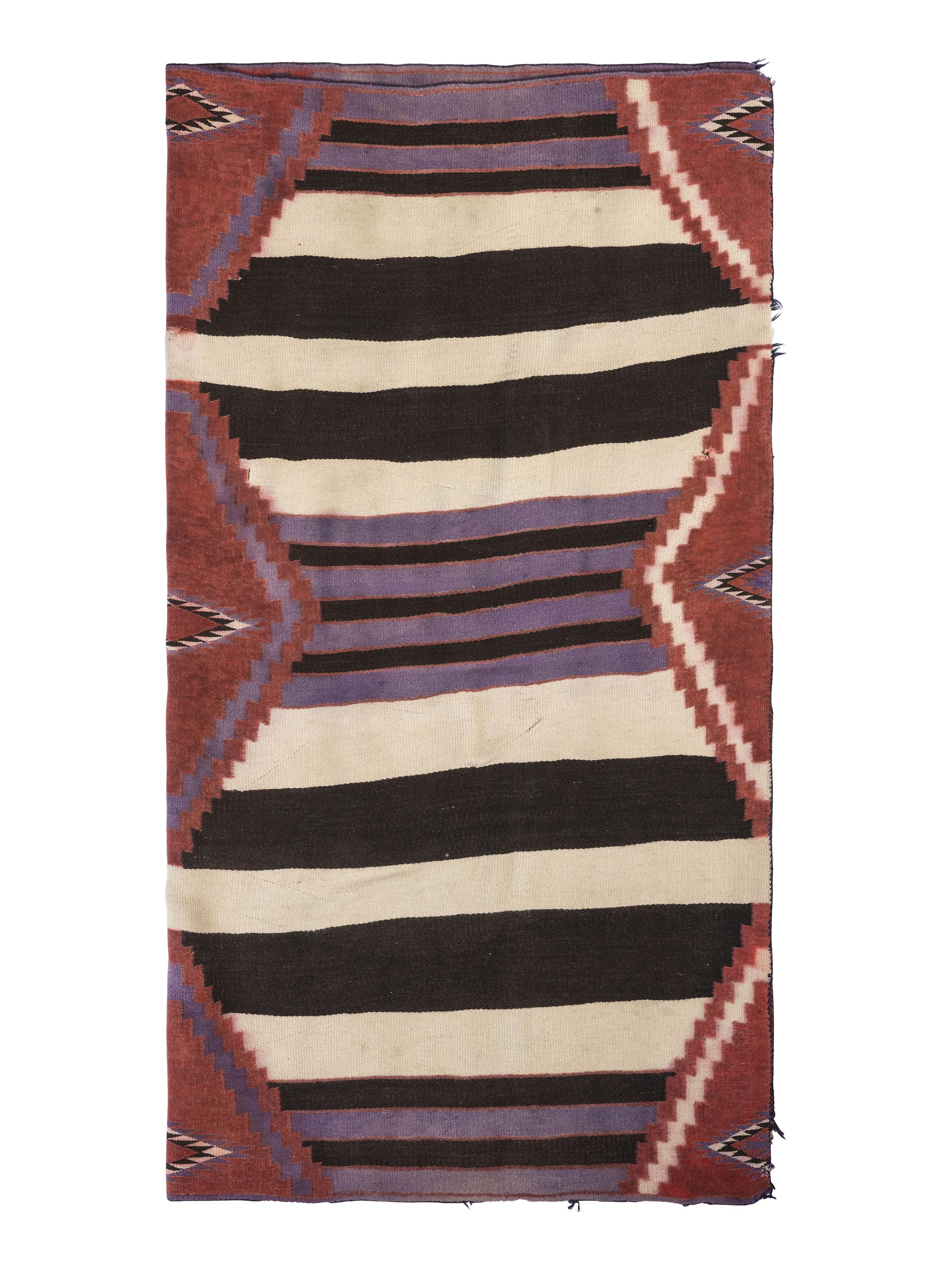 Navajo Third Phase Pattern Germantown Weaving / Rug