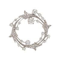 DIAMOND CIRCLE BROOCH