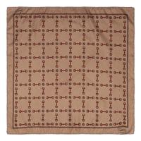 Group of Seven Designer Scarves by Hermès, Gucci, and Celine
