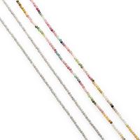 COLLECTION OF MULTIGEM BEAD NECKLACES