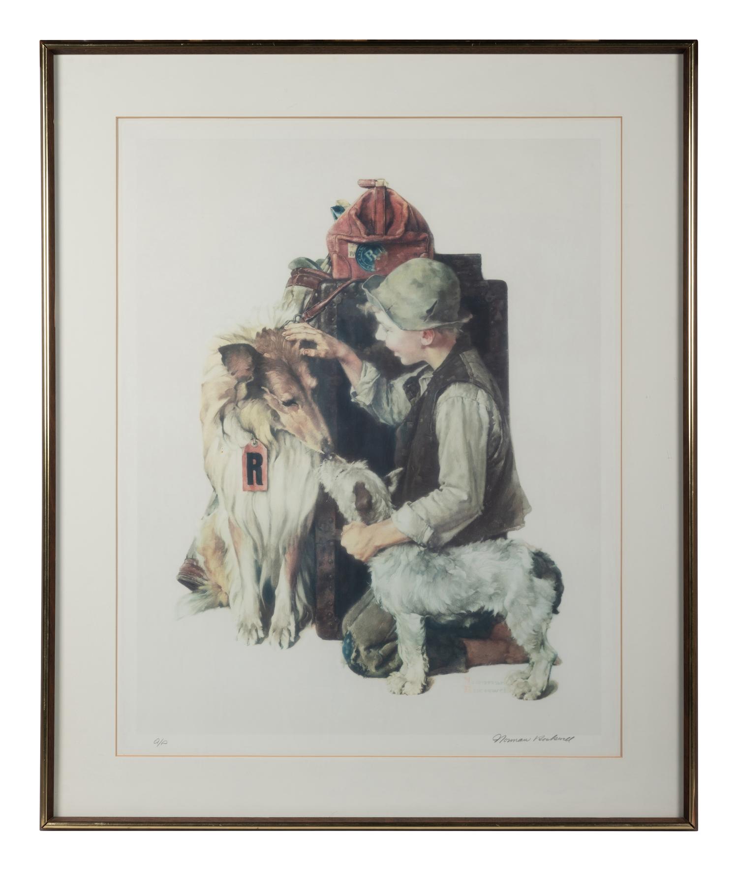 Boy with Two Dogs (Raleigh Rockwell Travels)