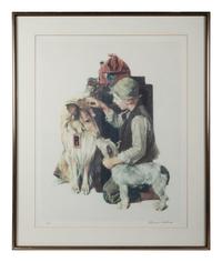Boy with Two Dogs (Raleigh Rockwell Travels)