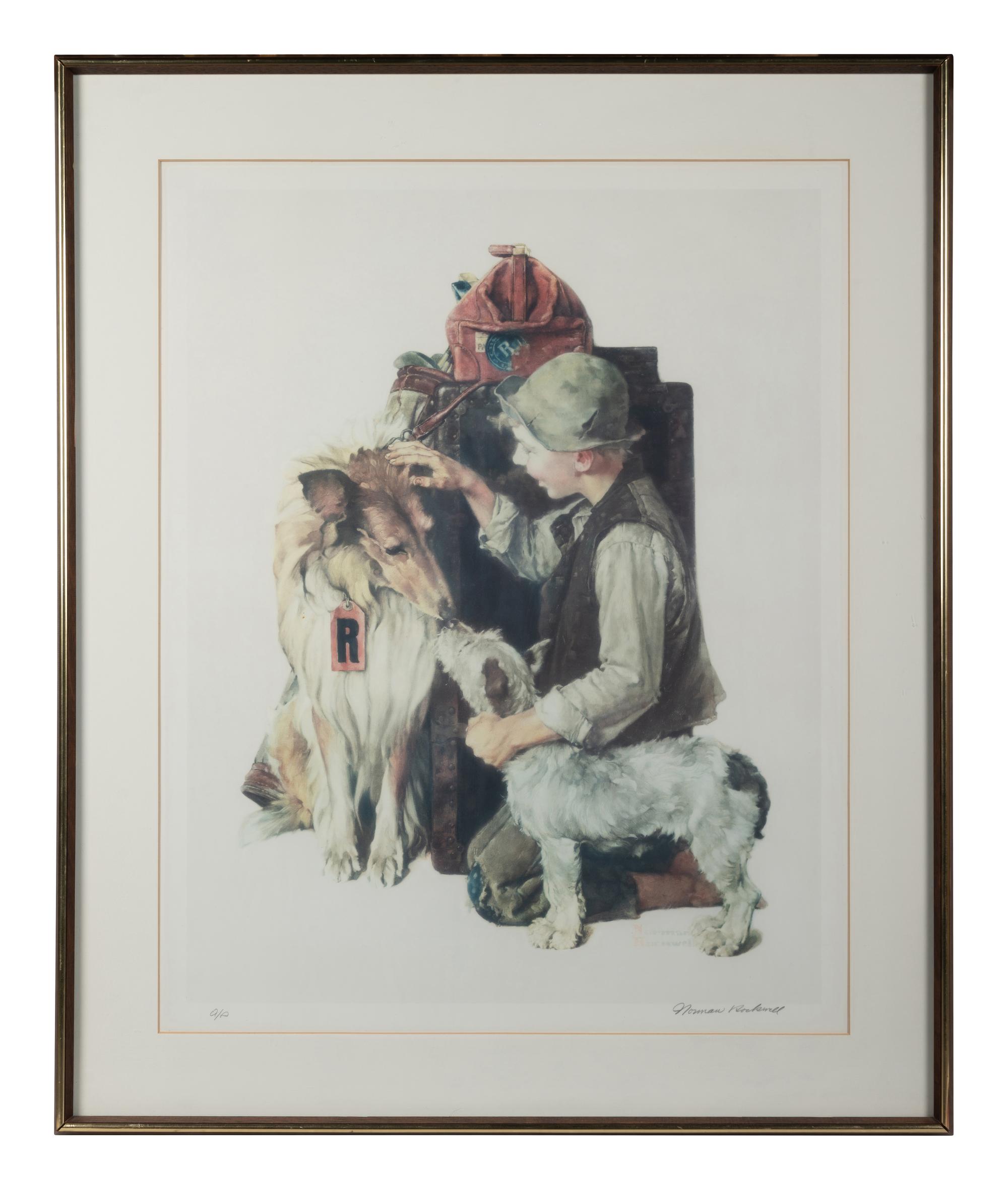 Boy with Two Dogs (Raleigh Rockwell Travels)