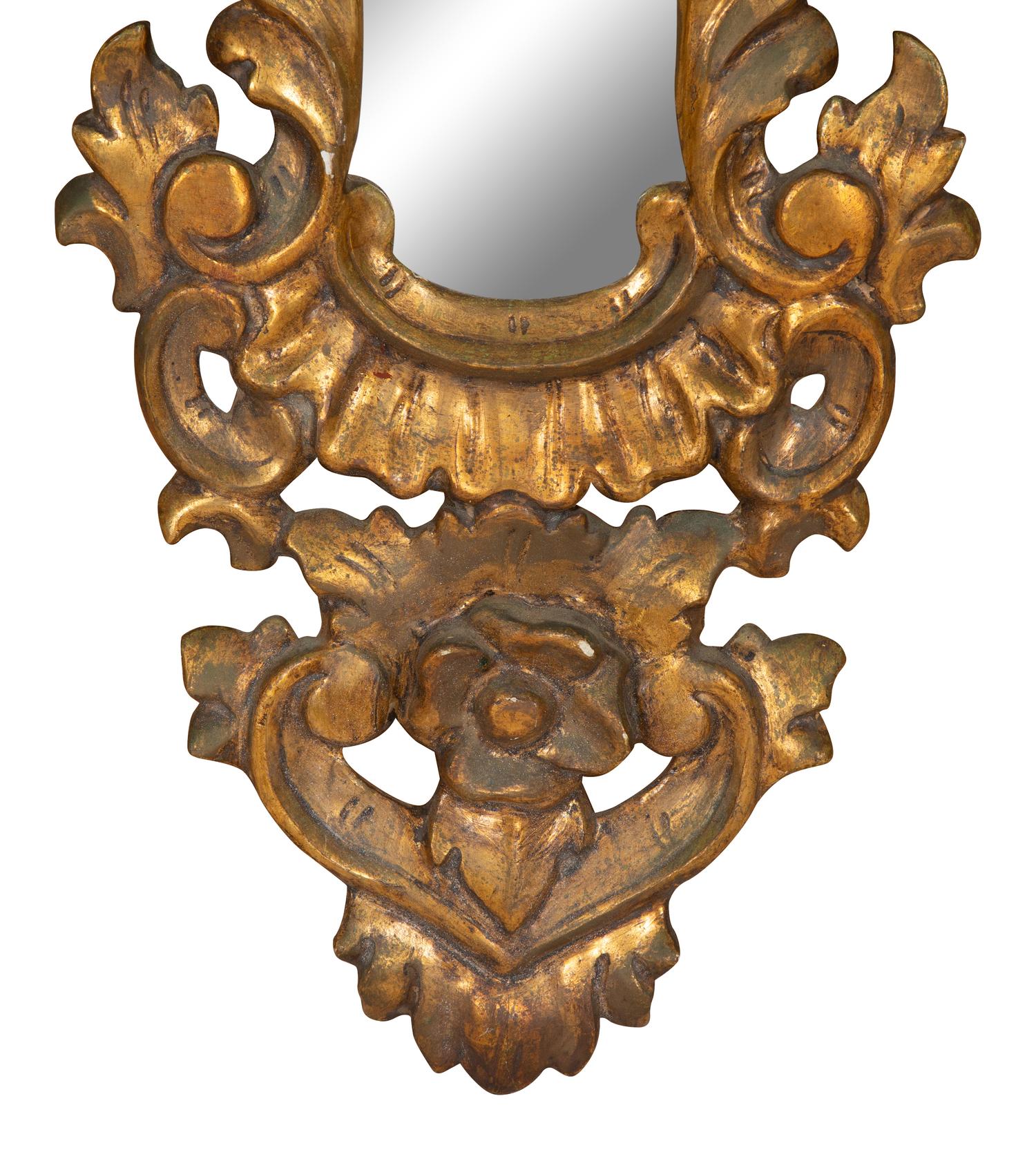 Two Venetian Giltwood Mirrors