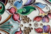 A Russian Shaded Enamel Silver Cigarette Case