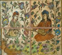 A Middle Eastern Tile Panel