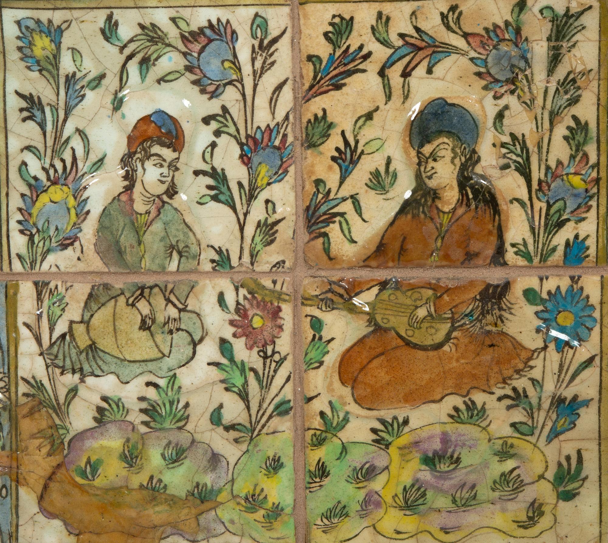 A Middle Eastern Tile Panel