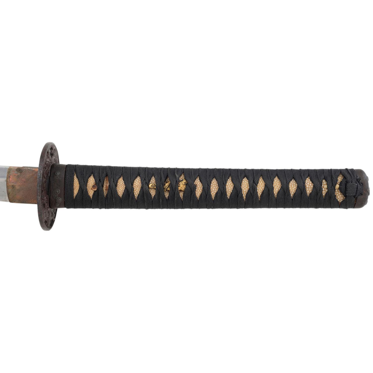 An Interesting Edo-Period Japanese Katana with 39-Character Tameshi Giri (Cutting Test) Mei