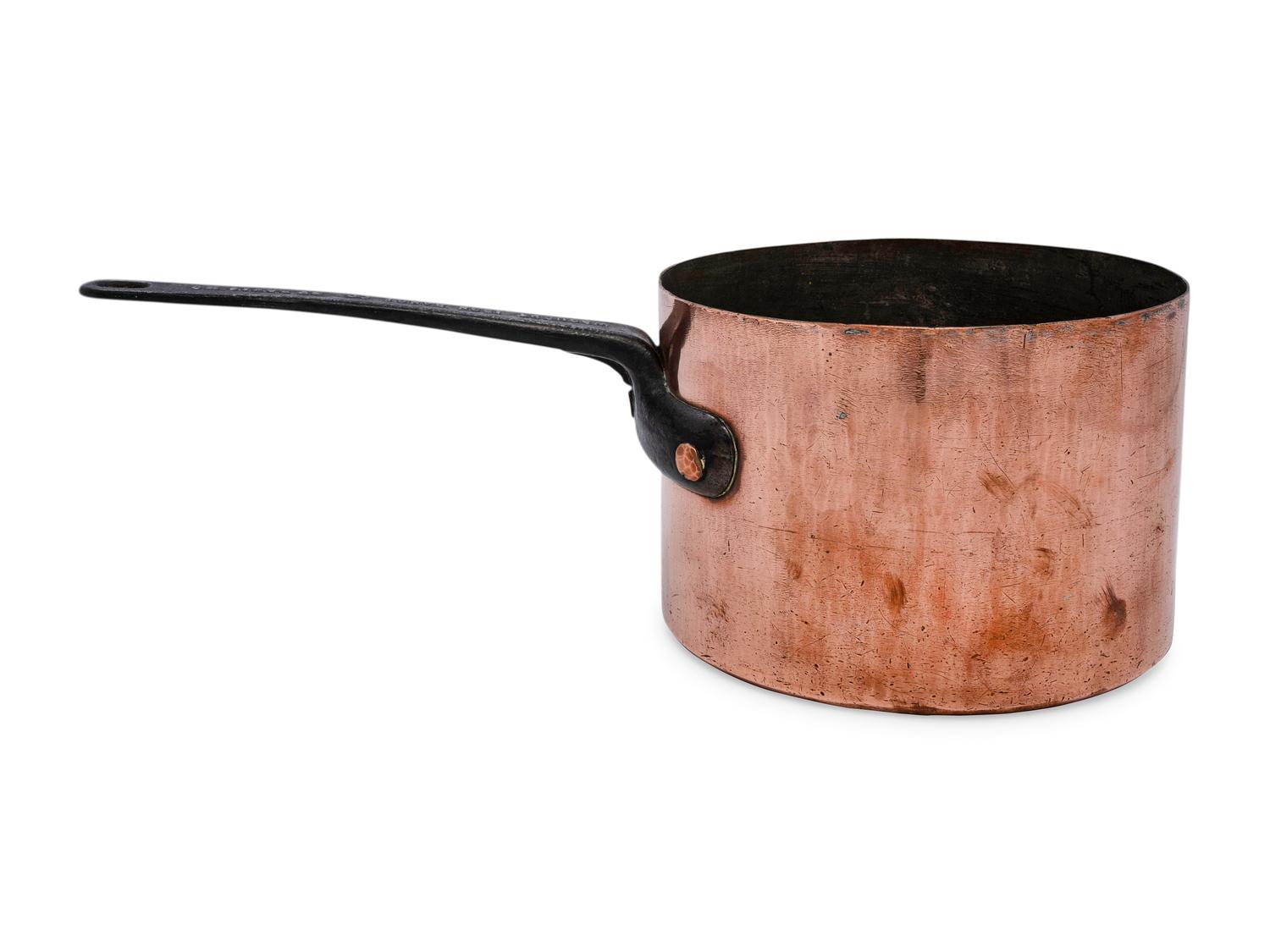 An American Copper Sauce Pot