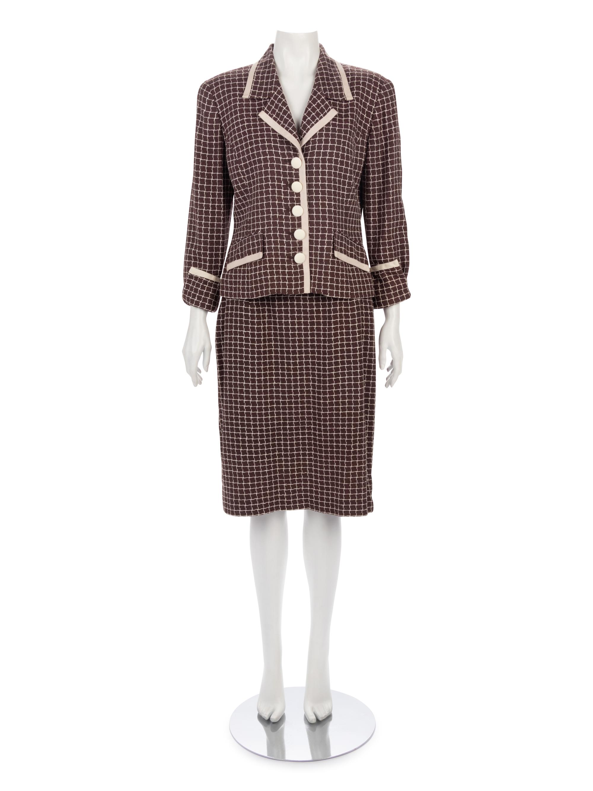 Two Designer Ensembles; One Christian Lacroix Jacket, One Christian Dior Skirt Suit,