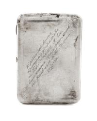 A Russian Silver Cigarette Case, Retailed by Mostorg, Moscow, 20th century, the lid worked with the seal of the Soviet Union above an i