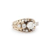 GOLD AND DIAMOND RING