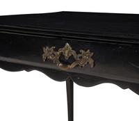 A Régence Gilt Bronze Mounted Ebonized Writing Table