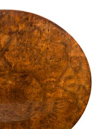 An Italian Burl Walnut Center Table