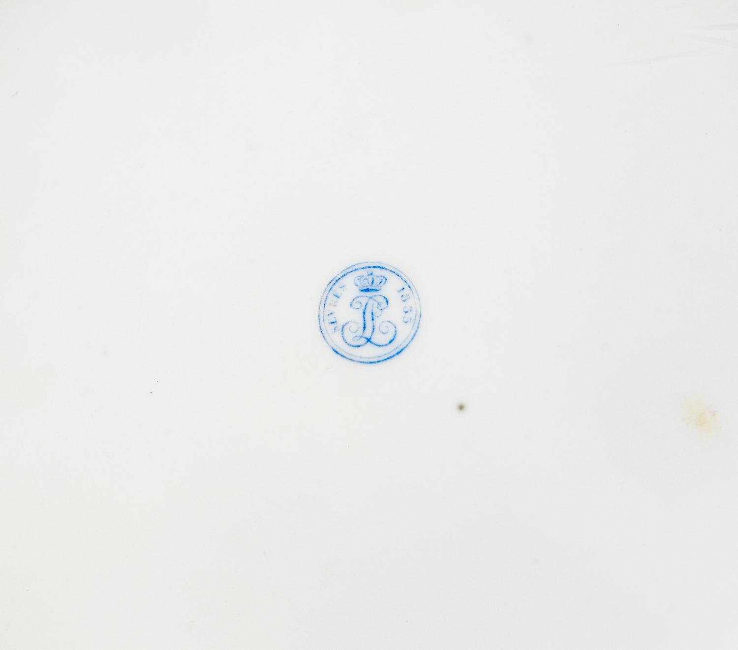 A Set of Four Sèvres Cabinet Plates