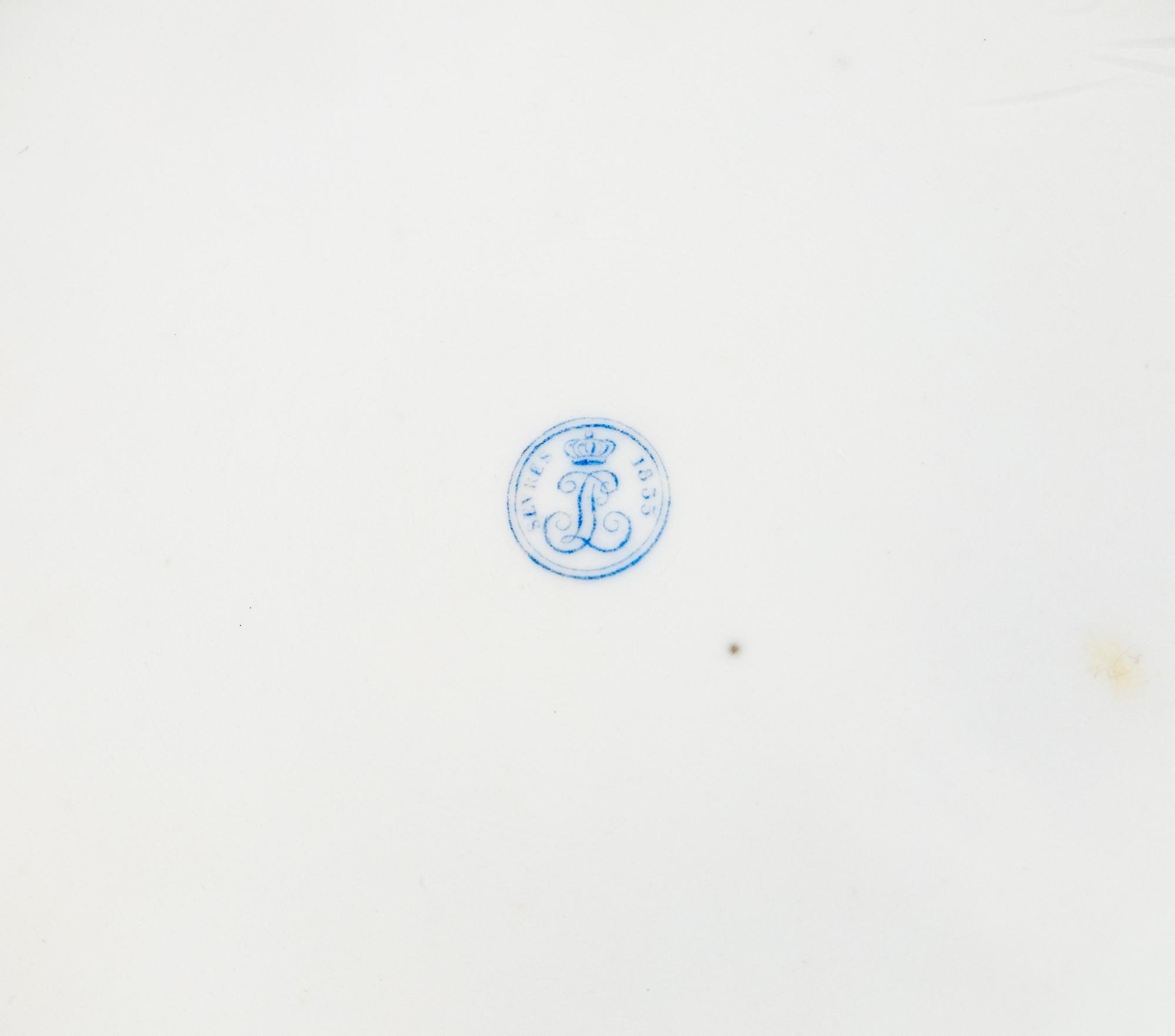A Set of Four Sèvres Cabinet Plates