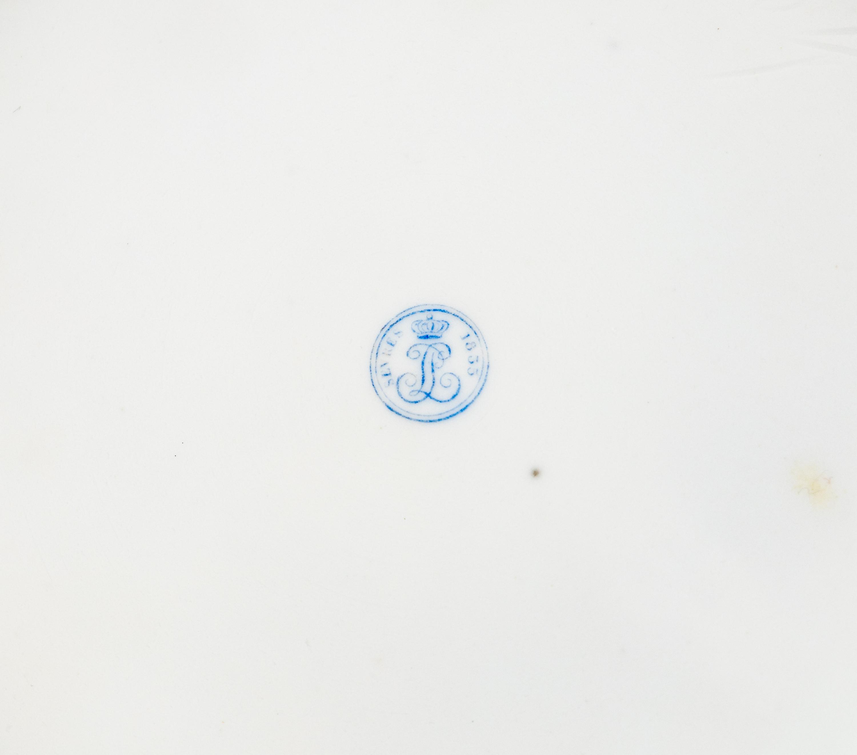 A Set of Four Sèvres Cabinet Plates