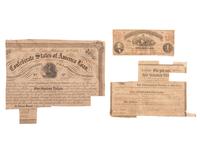 [CIVIL WAR]. Collection of relics, hair samples, & other artifacts, incl. wood from the Merrimack .