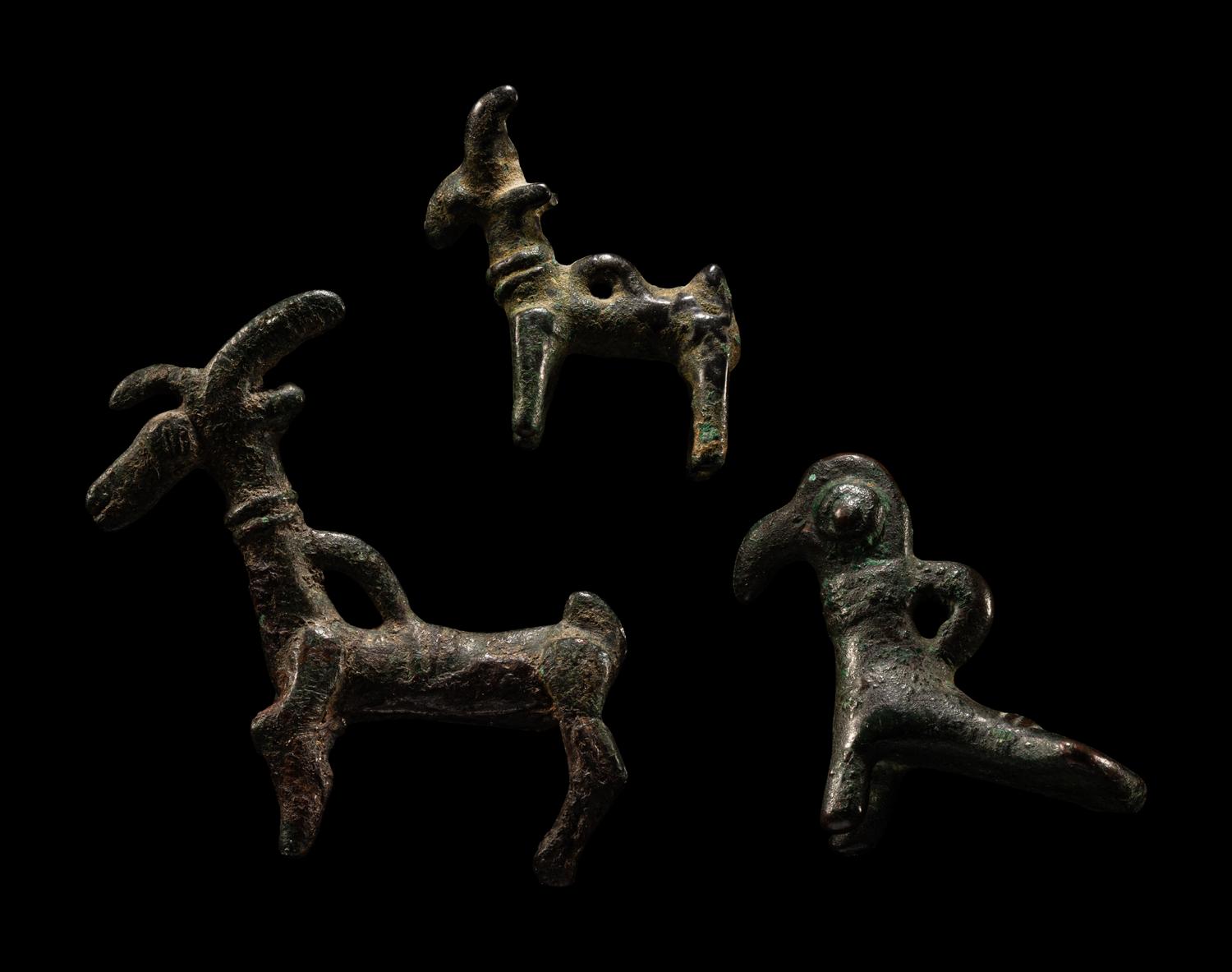 Three Luristan Bronze Animals