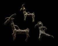 Three Luristan Bronze Animals