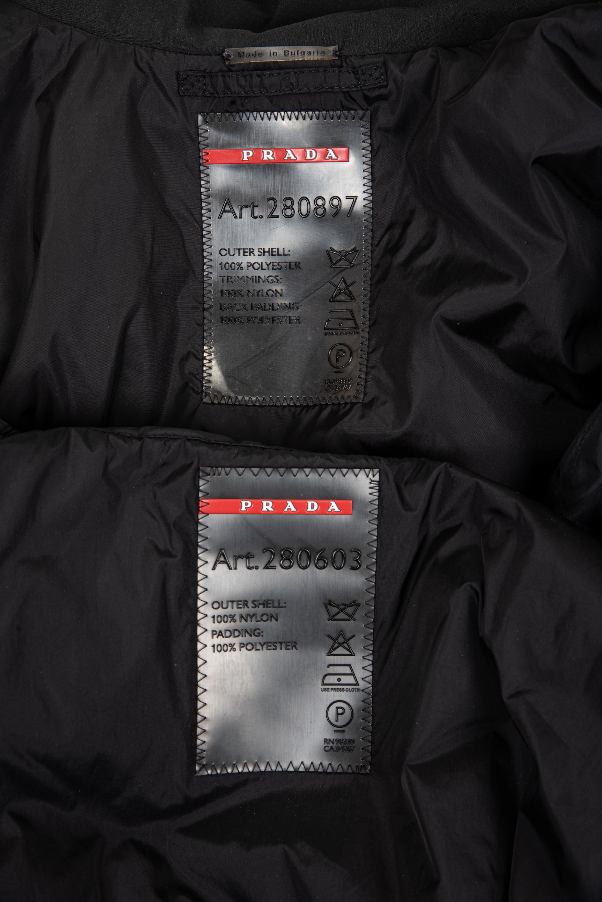 Two Prada Nylon Coats