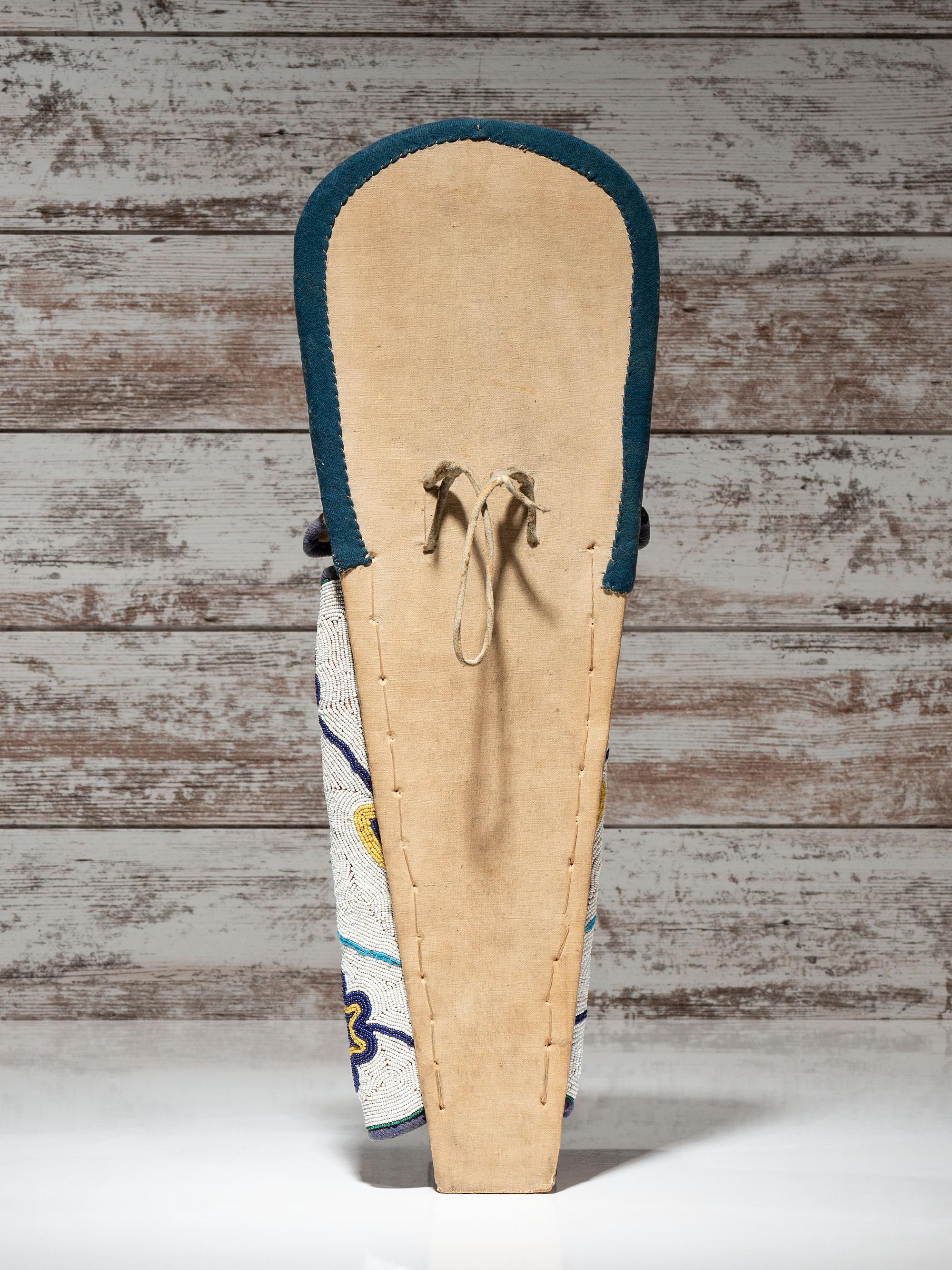 Plateau Cradleboard, with Curvilinear Beadwork