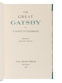 [ARION PRESS]. FITZGERALD, F. Scott (1896-1940). The Great Gatsby . San Francisco: The Arion Press, 1984.