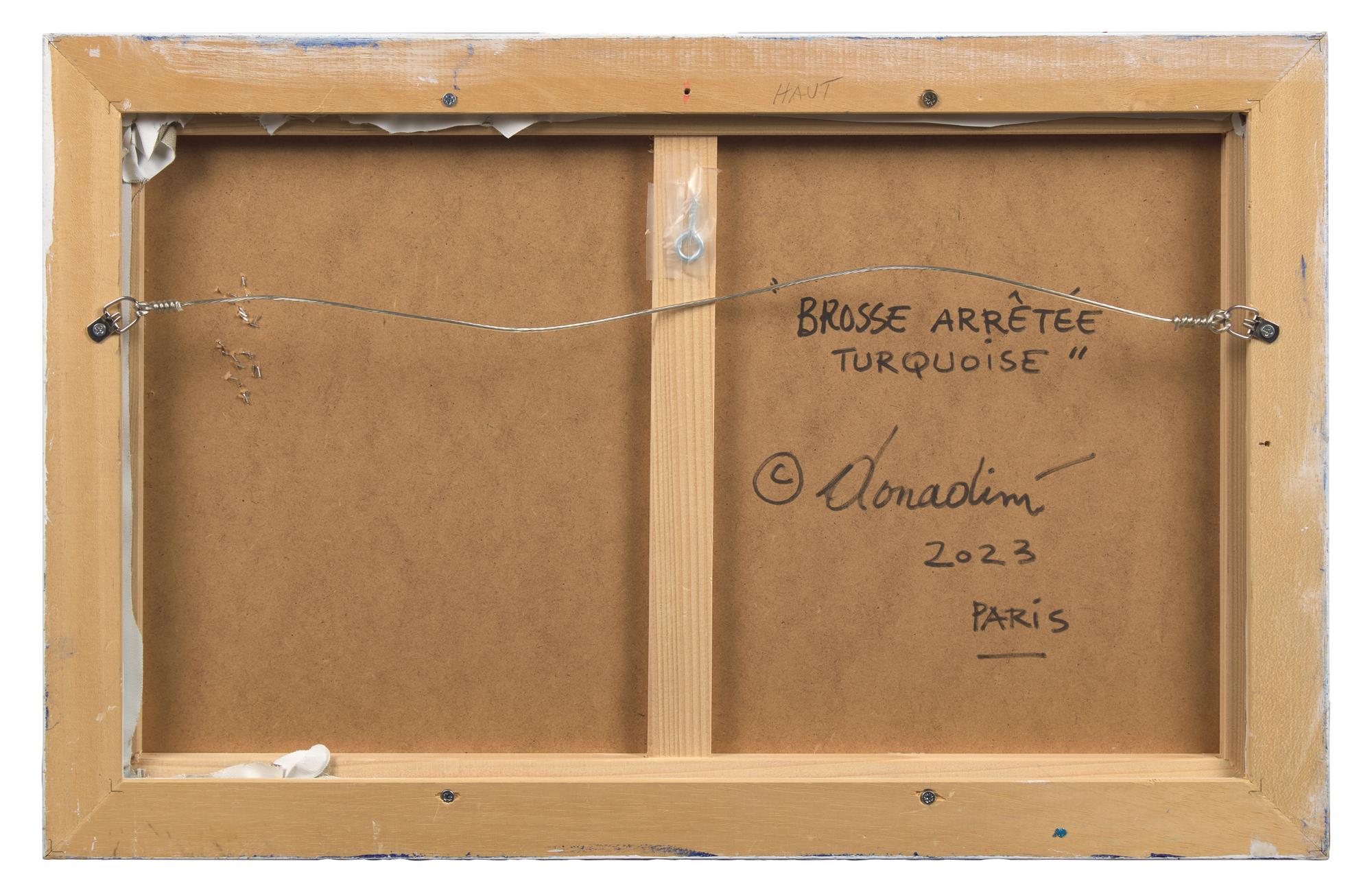 Brosse Arretée Turquoise, 2023