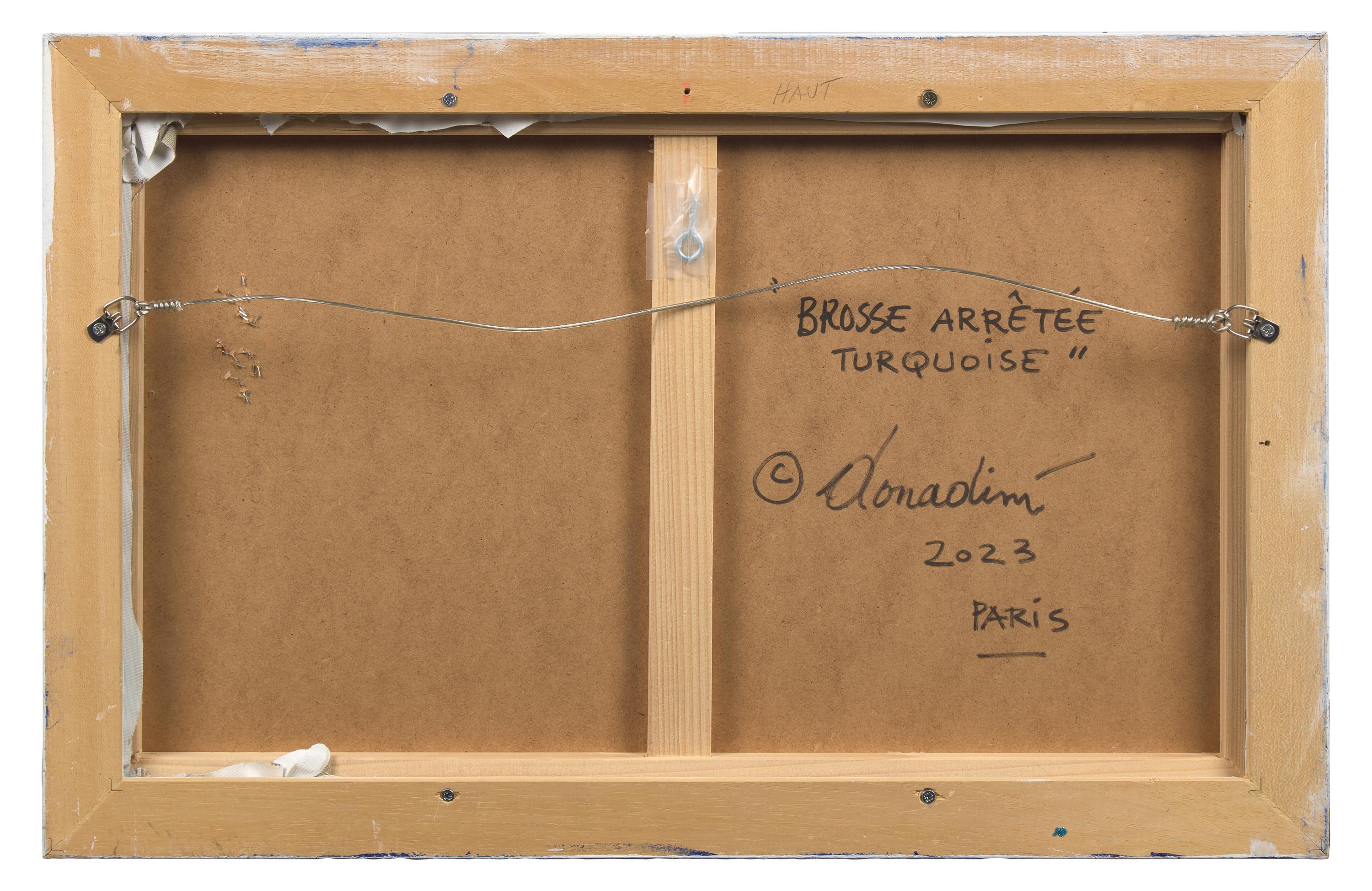 Brosse Arretée Turquoise, 2023