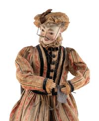 A Knitter Automaton on Base