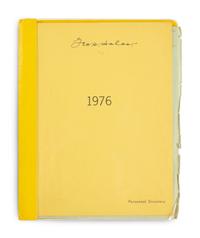 George Halas' Personally Owned and Signed 1976 NFL Personnel Directory,