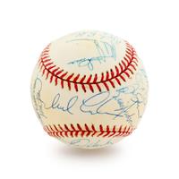 A Group of 19 Los Angeles Angels Signed Baseballs,