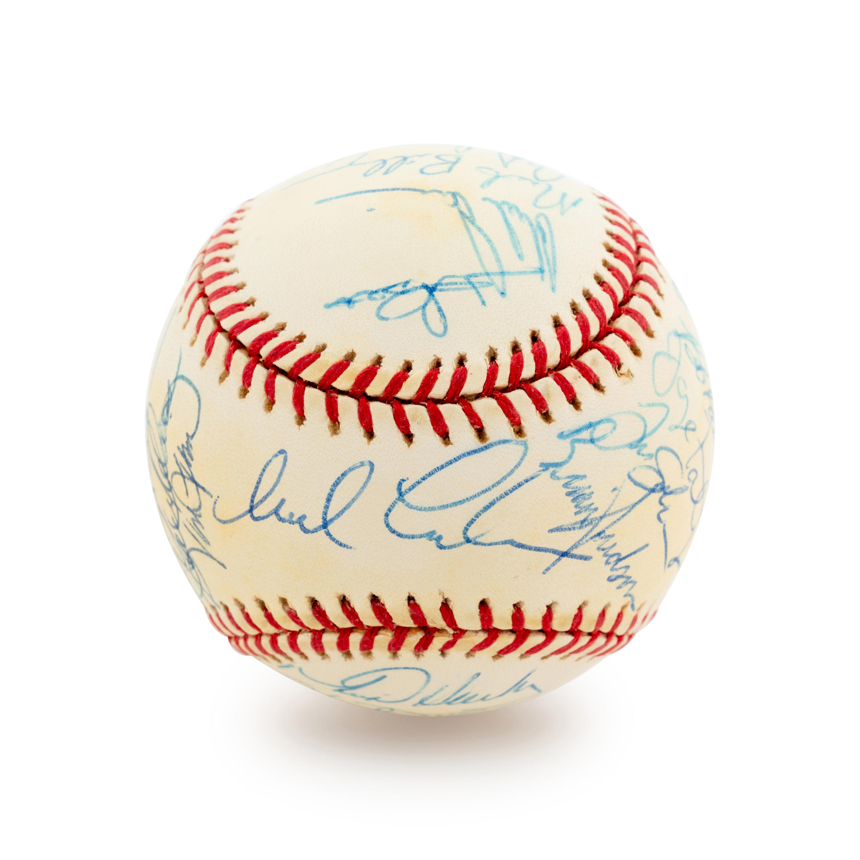 A Group of 19 Los Angeles Angels Signed Baseballs,