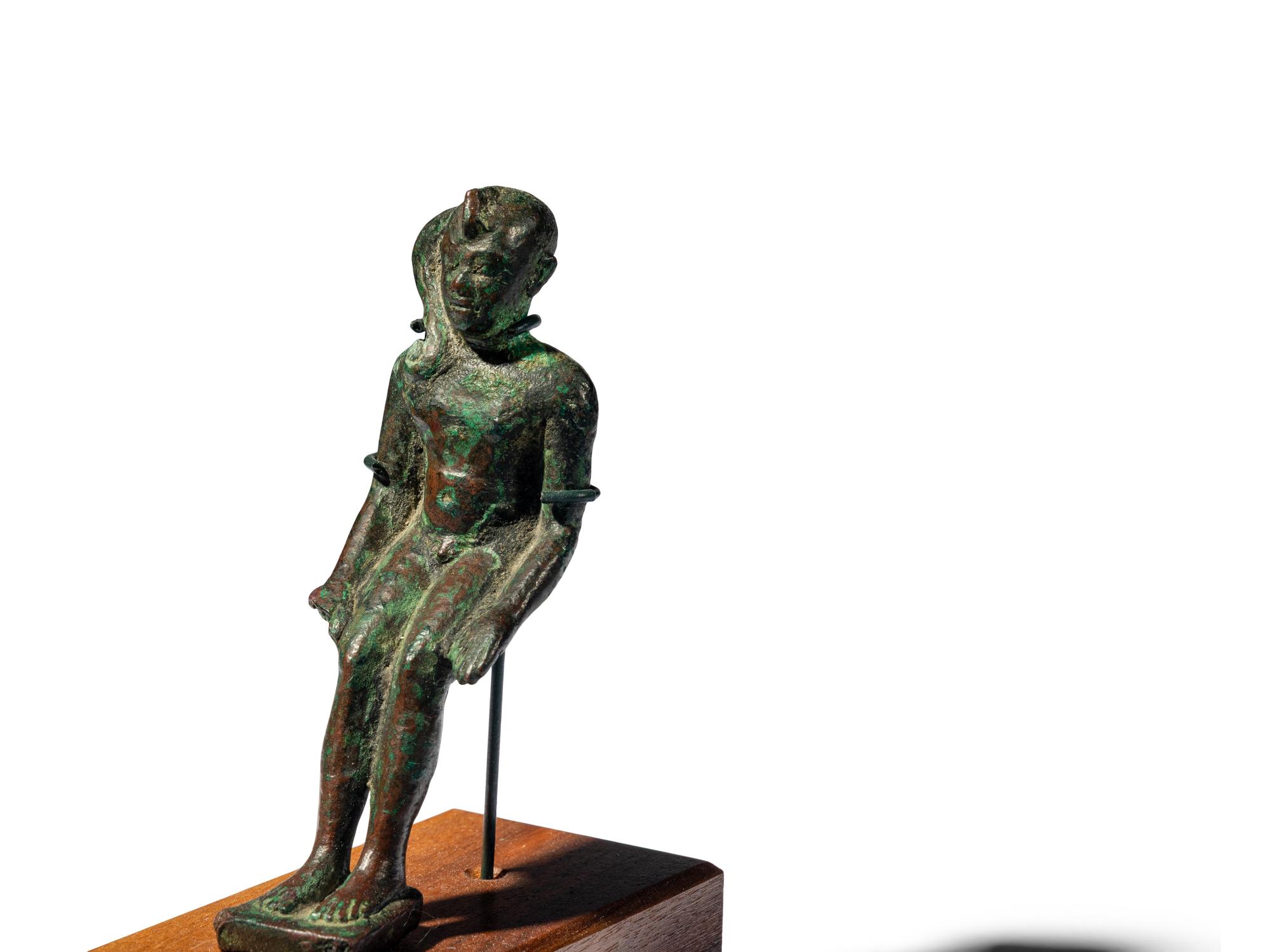 An Egyptian Bronze Harpocrates