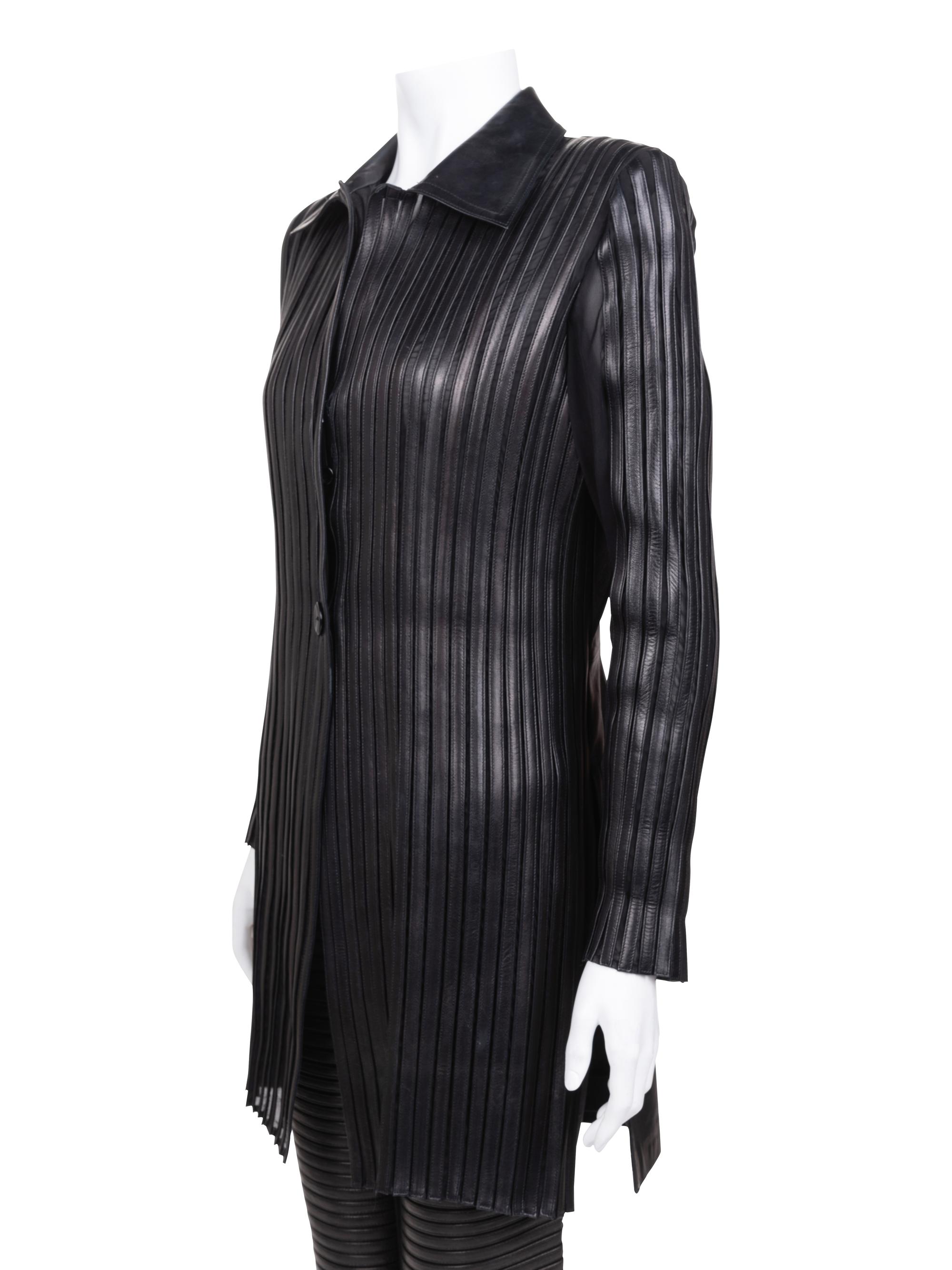 Jitrois Leather Jacket and Pants, 1980-90s