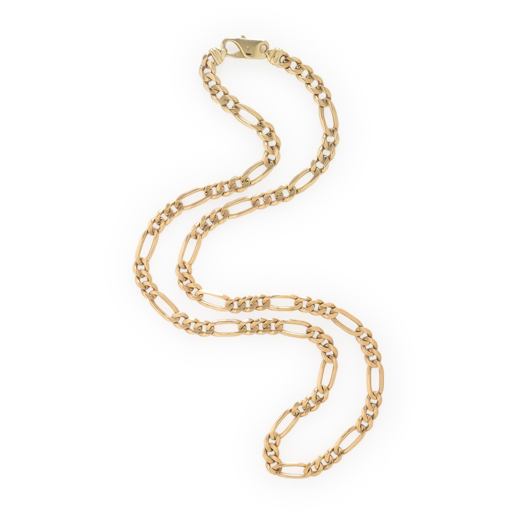 Yellow Gold Chain Necklace
