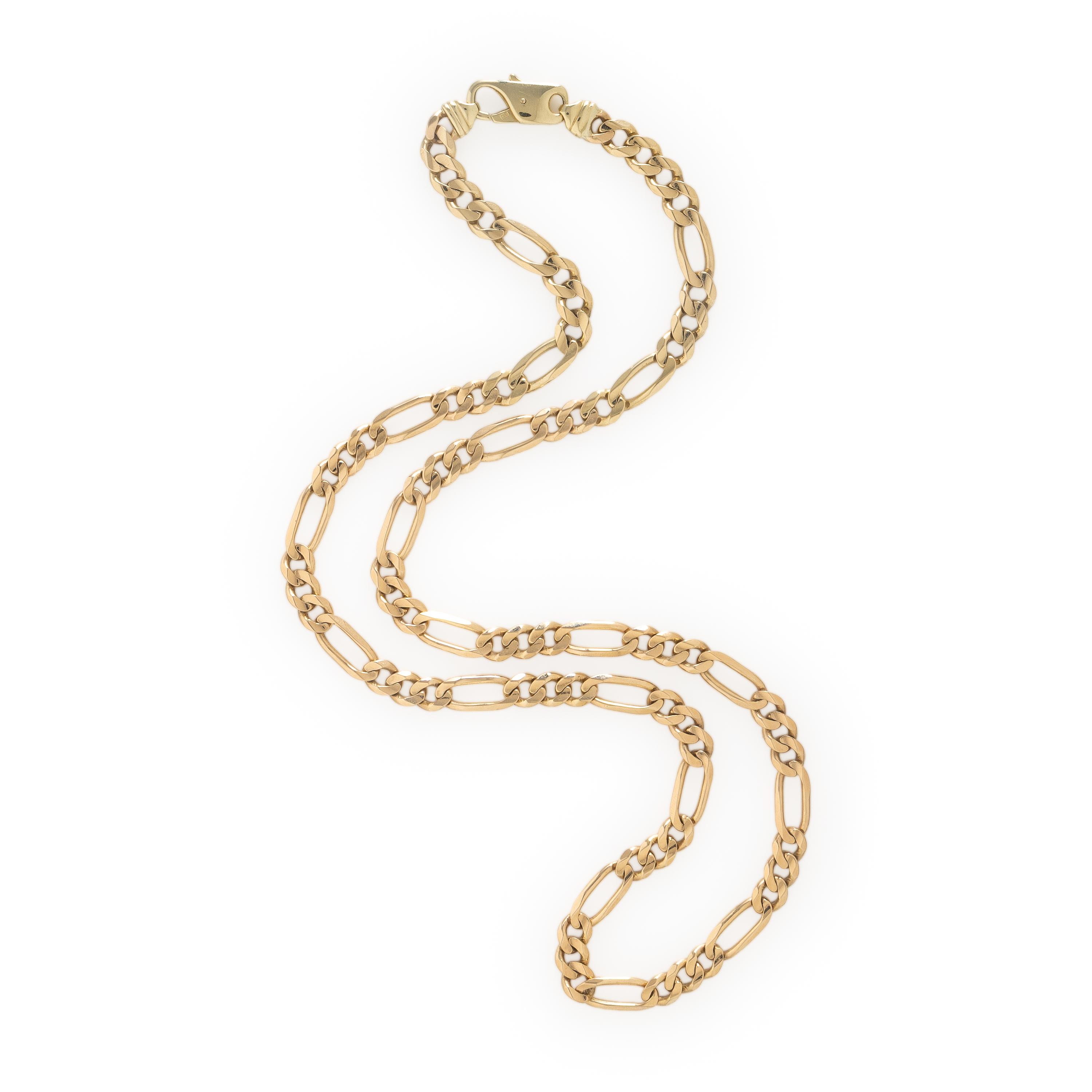 Yellow Gold Chain Necklace
