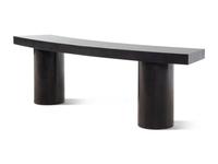 A Contemporary Black Marble Low Table