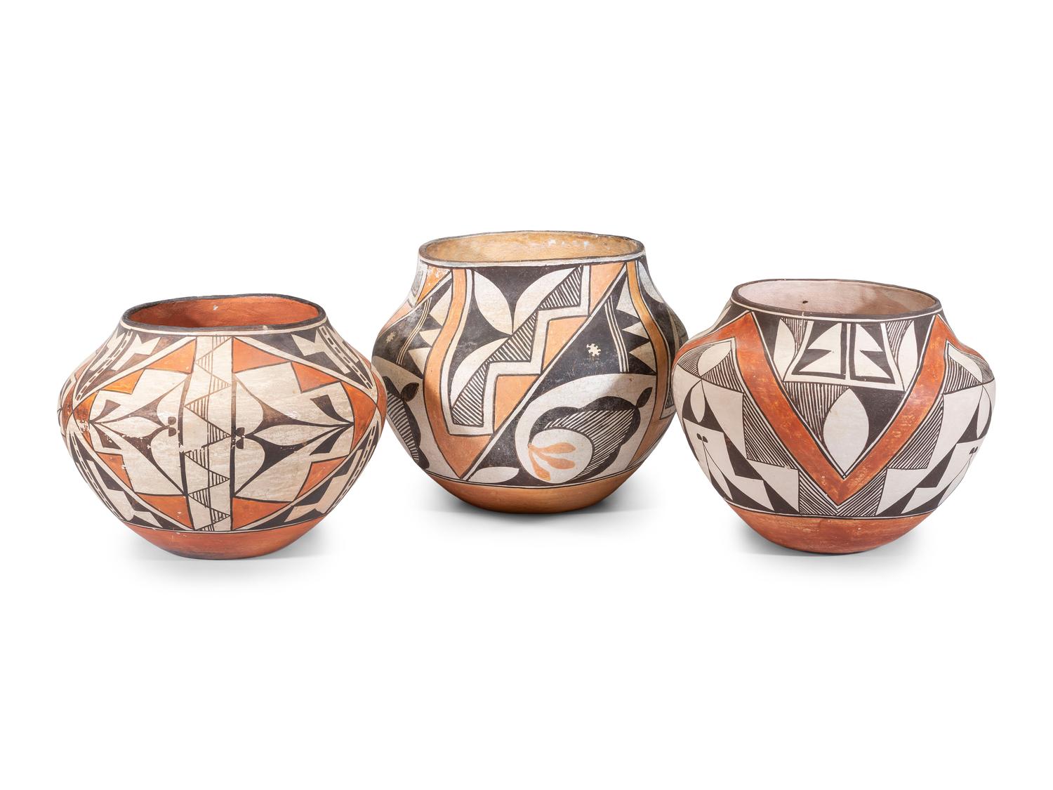 Acoma Polychrome Pottery