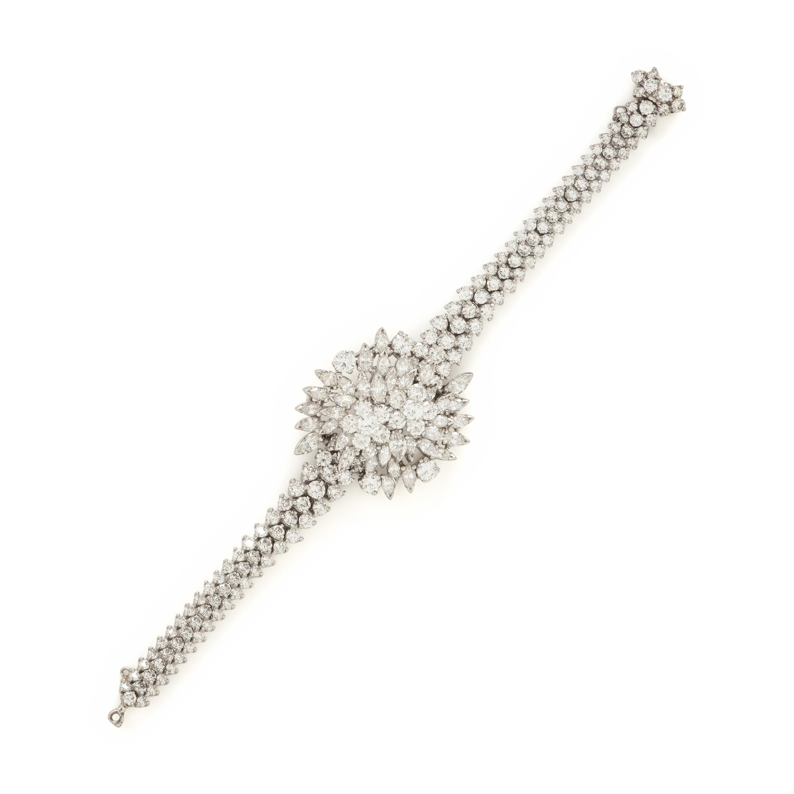 Diamond and Platinum Bracelet