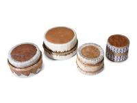 Ojibwe Quilled Birchbark Boxes