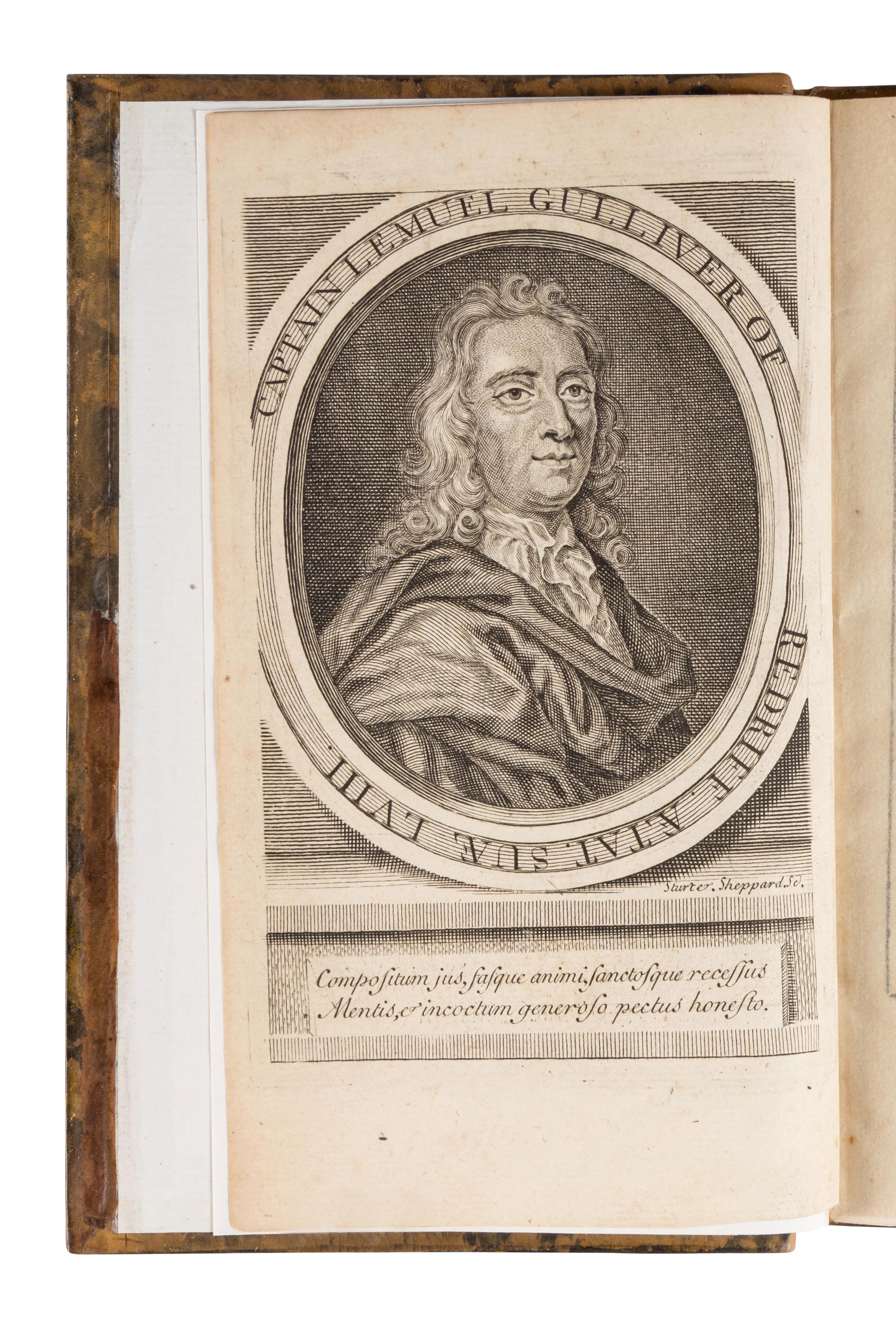 SWIFT, Jonathan (1667-1745). Travels Into Several Remote Nations of the World. In four parts. By Lemuel Gulliver ... London: Printed for Benj. Motte, 1726.